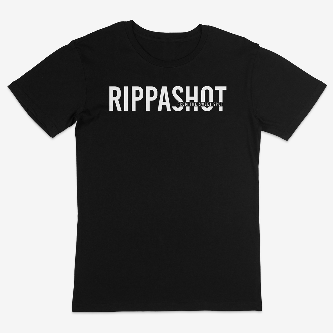 Black t-shirt with &