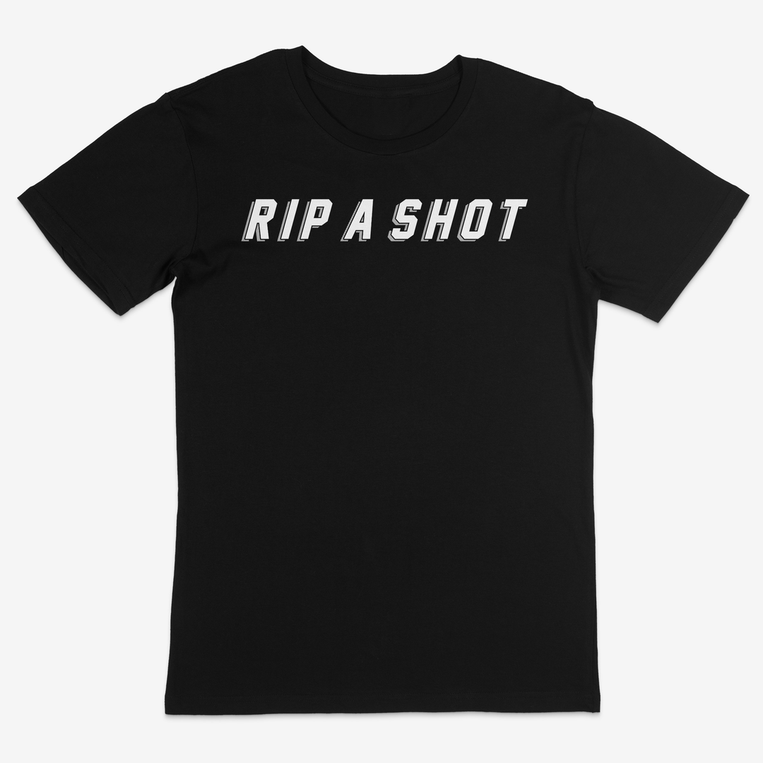 RIPPASHOT black t-shirt with &