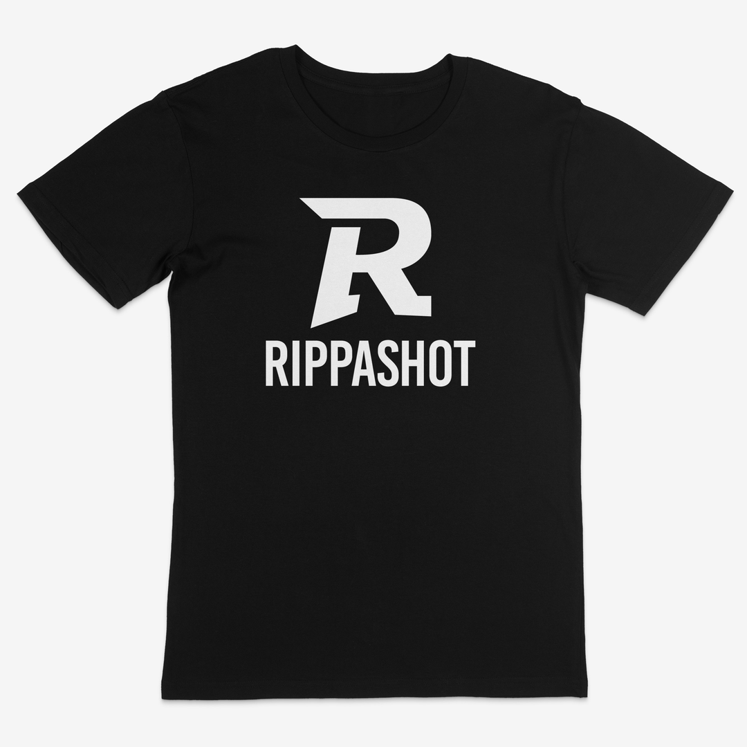 Black t-shirt with &